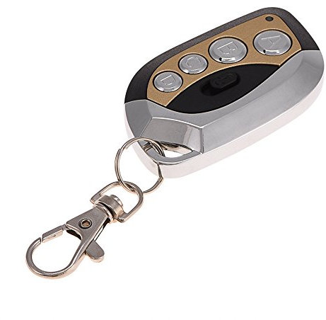 Duplicatore Telecomando Impermeabile Universale 433,92 MHz, Telecomando Apriporta per Garage Clonazione Elettrico per Sostituzione Telecomando Cancello(gold)