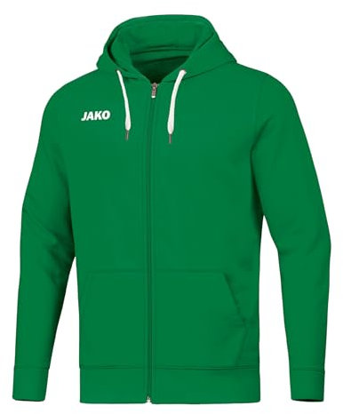 JAKO Herren Kapuzenjacke Base, Sportgrün, S