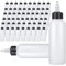 60 Pieces Plastic Squeeze Bottles 4 oz Clear Dispensing Bottles with Twist Top Cap Empty Squeeze Bottles for Condiment Cookie Decorating Sauces Arts Crafts Lab