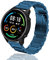 ToVioc Metallo Cinturino per Xiaomi Watch S3 / 2 Pro / S2 / S1 Pro / S1 Active Cinturino Acciaio Inossidabile Cinturini 22mm per Amazfit Balance/Cheetah Pro/Amazfit Bip 5 /Pop 3S - Blu