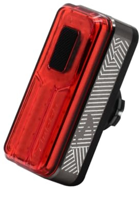Moon Light the Way You Ride On Helix Lite 100 Lumens IPX7 Rechargeable Rear Cycle Light, Built-in Battery, Max Runtime 110 Hours, Multi-Coloured (Multi-Coloured)
