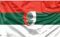 Die Stadt Augsburg, Flagge Bayern | Einzigartiger Designdruck | Made in EU (90x150 cm)