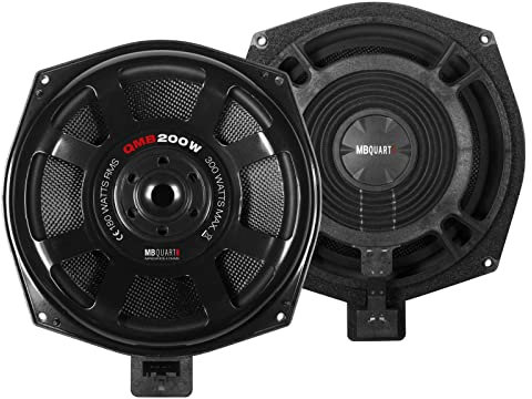 MB Quart QMB200W - 20 cm Passiv Subwoofer mit 300 Watt (RMS: 180 Watt) für BMW E/F/G