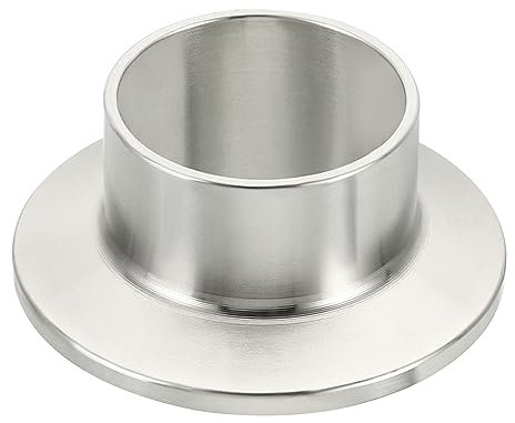PATIKIL 304 Inoxidable Acero Tubo Accesorio, 32 mm (1,2 Pulgadas) DE TC Tubo Soldadura Tri Abrazaderas Férula para Plomería Refrigeración Alimentos Vino Lácteos Industria 2 Uds