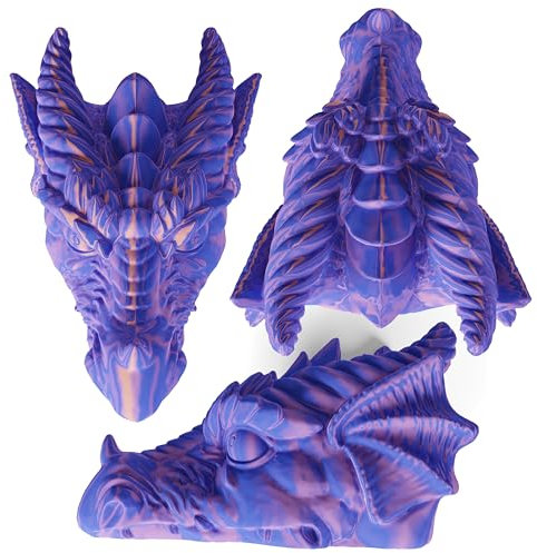 3D-Formen aus Silikon mit Drachenkopf-Motiv für Süßigkeiten und Heimdekoration, Harzgießen und Formen