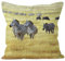CEVAN Leinen Kissenbezüge Zierkissen Kissenbezug Outdoor Zebra Kissenbezüge Modern Kissenbezug Landhaus Kissenbezüge Sofa Dekor 45x45cm,1Pcs