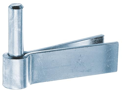 Alberts 863999 Kloben zum Einmauern | F-Mauerhaken | galvanisch blau verzinkt | Dornmaß Ø14 mm | 92 x 30 mm | 10er Set