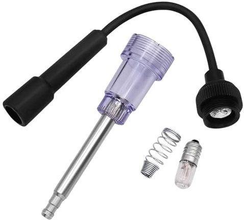 BOROCO Comprobador de Encendido,Herramienta de detección de diagnóstico de chispas, Comprobador De Bobinas De encendido De Motores Polivalentes Para Motores Pequeños, Coches, Motos, Cortacéspedes
