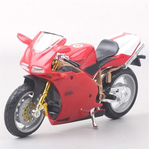 MPODYTSF Maßstabgetreues Modell 1/18 Für Ducati 998 R Motorrad-Metallmodell-Sammlung, Simulationsdruckguss, Kindergeschenke