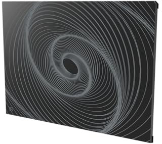 BESTHERM - Radiateur électrique fixe connecté WIFI à inertie sèche céramique 1000W Bestherm ARIANE CONNECT Design horizontal noir
