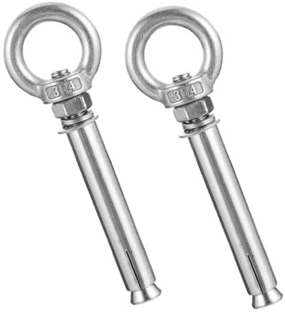 KITANDOVE 2 Stück Dehnschrauben Ringschrauben Betonanker Metall-wandanker Zementschrauben Für Beton Dehnwandbolzen Für Wandmontage