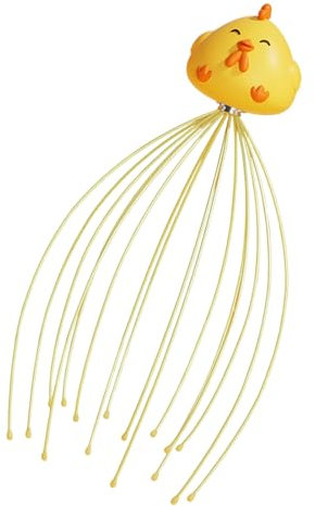 Head Massager Scalp, Lightweight Hair Massager with Ergonomic Claws, Relaxing Scratcher for Stress Relief, Post Shampoo Massage, Home Spa, 7.28x4.13 Inches, Unisex Design