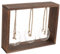 TOYANDONA 1 Ensemble Vase Cadre en Bois Vase Mural Créatif Jardinière Suspendue pour La Maison Jardinière en Verre Pot De Fleurs Maison Porte-Fleurs Hydroponique Terrarium De Bureau Un Verre
