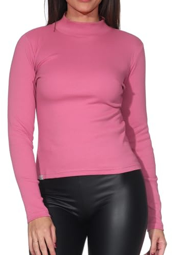 Ragwear Damen Longsleeve Langarmshirt Leichter Pulli mit Kragen Janelle Long