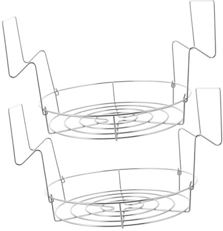 GLEAVI 2 Pièces Support de Mise Conserve Acier Inoxydable Rack de Stockage Portable pour Bocaux Rack de Canning pour Cuisine