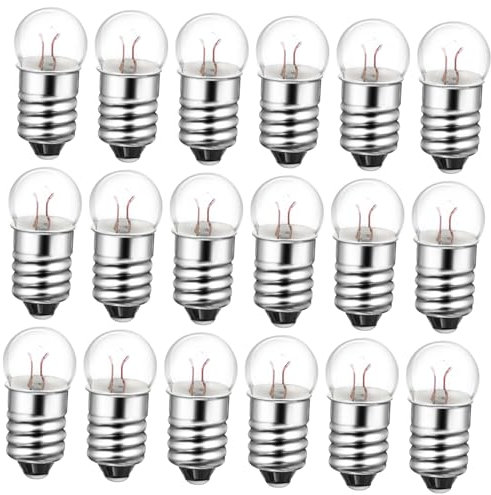 GALPADA 50pcs Small Light Bulbs for Electrical Experiments Physics Laboratory Equipment Flashlight Bulbs for School Science Projects for DIY Lighting Circuits