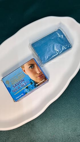 Mlt Cosmetics marokkanische blaue Nila-Seife, marokkanische Importe, 2 Stück