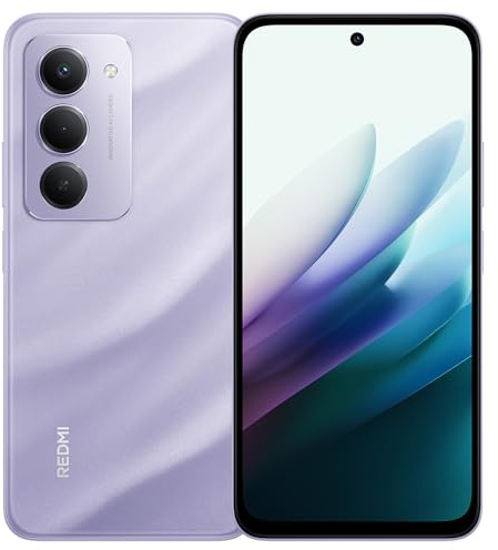 XIAOMI Redmi 15 Smartphone 6+128GB Immersive 6.9 FHD+ Display Powerful Snapdragon® 685 Massive 7000mAh (typ) Battery 50MP AI Dual Camera System，with Charger. (Purple)