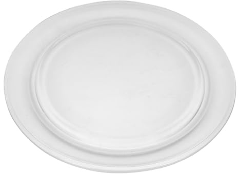 COOPHYA Mikrowellen 27cm Durchmesser aus Hitzebeständigem Glas Backblech Mikrowellenplatten Ersatz Drehteller für Mikrowellenherde