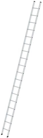 Aluminium-Anlegeleiter 18 Sprossen Arbeitshöhe bis ca. 6,40 m