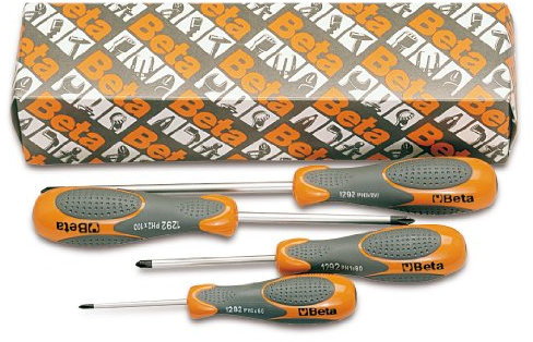Beta 1292/S4 - Serie di 4 giravite per viti con impronta a croce Phillips (art. 1292)