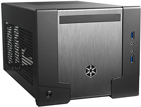 SilverStone SST-SG07B USB 3.0 - Sugo Mini-ITX Compact Computer Cube Case, 600W, nero