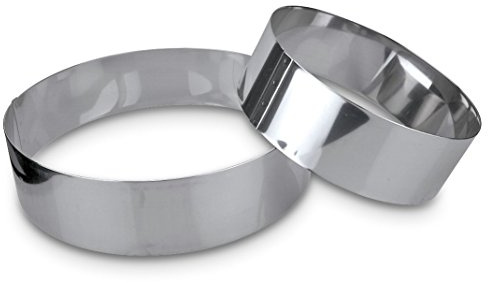 Städter 625099 Tortenring, edelstahl, silber, 13 x 13 x 5 cm,