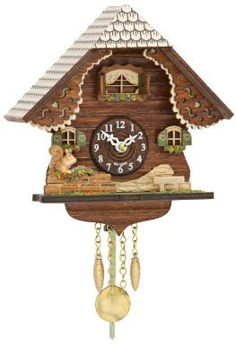 Trenkle Kuckulino Schwarzwalduhr mit Quarzwerk und Kuckuckruf TU 2053 PQ