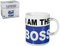 Der I am the Boss XXL Kaffeebecher
