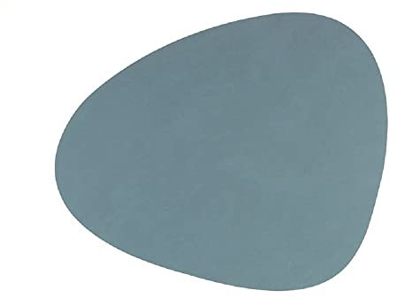 Lind DNA Tischset, Leder, hellblau