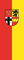 U24 Fahne Flagge Kreis Euskirchen im Hochformat Premiumqualität 80 x 200 cm