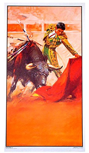 Cartel de toros personalizable completo - Muleta