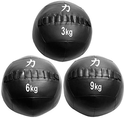 Strength Shop Medizinball/Wall-Ball Set, 3 kg, 6 kg, 9 kg