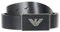 Emporio Armani Y4S196 Herrengürtel Schwarz 115, Schwarz