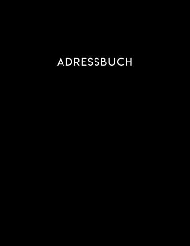 Adressbuch A4 mit Register A-Z: Telefonnummern und Adressen mit A-Z Register | din A4.