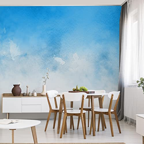 Muralo Selbstklebende FOTOTAPETE 270x180 TAPETE Wandtapeten Aquarell Ombre abstraktes Dekor Wohnzimmer Schlafzimmer Moderne Wandbilder XXL Wand Dekoration Abstrakt Luxus Br. 270 cm x Hö. 180 cm