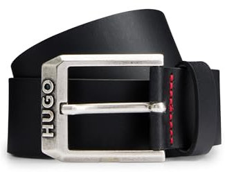 HUGO Herren Gelio-c_sz40 Gürtel, Black1, 110 EU