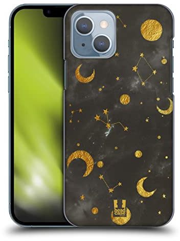 Head Case Designs Costellazione Galassia Marmorea Custodia Cover Dura per Parte Posteriore Compatibile con Apple iPhone 14