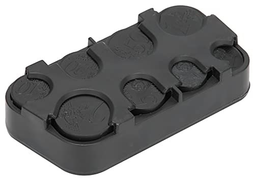 Joyzan Euro Distributeur Pièce Monnaie, Organiseur Boîte Rangement 8Compartiment Voiture Sac Main Porte Caisse Serveur Chauffeur Taxi Coin Dossier Changement Support Stockage Plupart Taille Poche