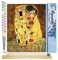 Figured'Art Peinture par Numéro Adulte Le Baiser Klimt - Activité Manuelle Kit de Loisir Créatif DIY Numéro d'Art Complet - 40x50cm avec châssis en bois à monter
