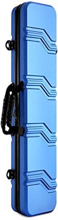 Fishing Gear Storage Bag Hard Shell Outdoor Fishing Bag Fishing Rod Bag Backpack Fishing Equipment Storage Box (Color : Blue, Size : 125 * 20 * 14cm)