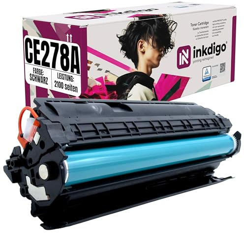 CE278A XL - Premium TÜV Toner Schwarz Kompatibel für HP 78A für HP M1536dnf P1566 P1569 P1603 P1606DN P1608DN M1537dnf MFP PRO P1560 P1568 P1602 P1605 P1607dn