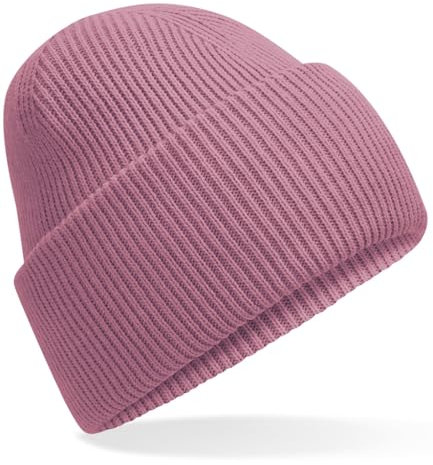 Hatstar Warme Damen Beanie Mütze | Herren Wintermütze | Strickmütze | Für Damen und Herren (Dusty Purple)