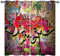 ANHOPE Bunte Städtisch Graffiti Verdunklungsvorhänge mit Ösen Blickdichte Gardinen Thermo Vorhänge Blackout Curtain Kinder Jungen Mädchen Wohnzimmer Schlafzimmer Vorhang 2er Set H 175 x B 140 cm
