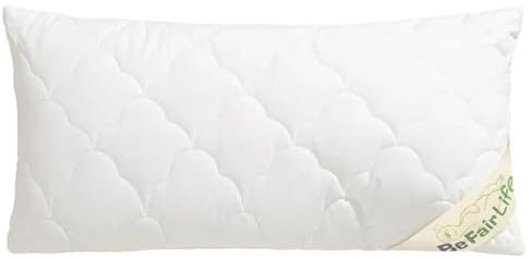 Be Fair Life/Kopfkissen/ 40 x 80 cm/Bezug aus Reiner KBA-Baumwolle/Oeko TEX Standard 100/ Made in Germany