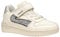 Geox J WASHIBA Girl A Basket, Lt Ivory/Silver, 24 EU