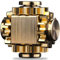 Gear MetallLegierung Spinner Zappeln Spielzeug Messing Fidget Cube Finger Fokus Spielzeug Stressabbau Geschenk Stress Relief Spielzeug für Erwachsene Kinder Geschenke