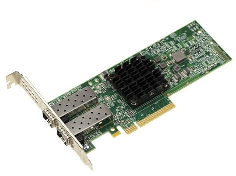KALEA-INFORMATIQUE PCIe-Netzwerk-Controller-Karte LAN Ethernet 2 Ports 10G oder 25G SFP28 Fiber Broadcom P225P BCM957414A4142CC.