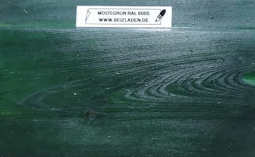 Beize, Holzbeize, Wasserbeize moosgrün RAL 6005 (moosgrün RAL 6005, 100 ml)
