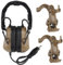 WQZXM Casque D'écoute Électronique Militaire Tactique Anti-Bruit Airsoft Chasse Sports Extérieurs CS Jeu De Guerre Armée(Tan)